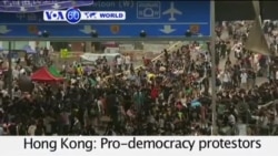 VOA60 Duniya: Masu Rajin Demokuradiyya a Hong Kong Suna ci Gaba da Zanga Zanga, Octokba 2, 2014
