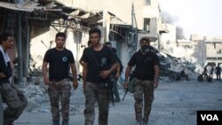 Iraq has declared victory against IS in Mosul, and soldiers say although they are still fighting, victory is imminent, July 9, 2017. (H.Murdock/VOA)