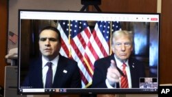 ተመራጩ ፕሬዝዳንት ዶናልድ ትራምፕ የፍርድ ቤት ጉዳያቸውን በርቀት ሲከታተሉ