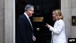 Kryeministri i Britanisë Keir Starmer dhe Kryeministrja italiane Giorgia Meloni