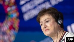 คริสตาลินา กอร์เกียวา (Kristalina Georgieva) กรรมการผู้จัดการใหญ่ไอเอ็มเอฟ