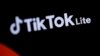 Logo aplikasi baru Tiktok: "TikTok Lite" yang menjadi kontroversi di Eropa. 