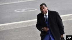 Le président béninois Boni Yayi se rend à la COP21, le 30 novembre à Paris. (Loic Venance/Pool Photo via AP)
