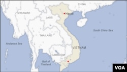Map of Ho Chi Minh City Vietnam