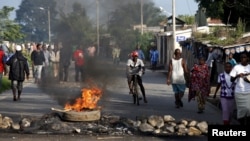 Des manifestations dans Bujumbura, 13 mai 2015