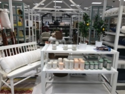 Home decor at a Target store in suburban Washington, Feb. 22, 2020.