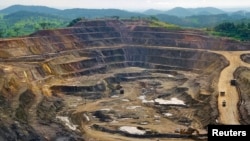 Une mine à ciel ouvert à Tenke Fungurume, à 110 km Lubumbashi.