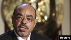 Ethiopia's Prime Minister Meles Zenawi, September 17, 2011