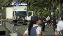 VOA60 DUNIYA: FRANCE Direban Wata Babbar Mota ya Kashe Mutane 84 a Garin Nice da ke Faransa.