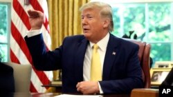 도널드 트럼프 미국 대통령.
