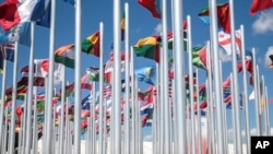 A member of security forces stands guard outside the COP22 village, in Marrakech, Morocco, Nov. 8, 2016. Climate negotiators have started work on implementing the Paris pact on global warming amid uncertainty over how the U.S. election will impact the landmark deal as temperatures and greenhouse gases soar to new heights.
