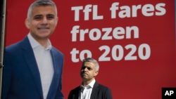 伦敦市长候选人萨迪克汗。