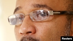 Le procès de Michel Gbagbo, le fils de l'ancien président ivoirien Laurent Gbagbo lors d'une interview à Abidjan, Côte d'Ivoire, 25 janvier 2016.