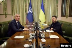 NATO Secretary-General Jens Stoltenberg visits in Kyiv