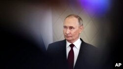 Ռուսաստանի նախագահ Վլադիմիր Պուտինը։ Աստանա, Ղազախստան նոյեմբերի 28, 2024թ․։