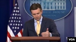 조시 어니스트 미 백악관 대변인 (자료사진)
