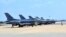 Six U.S. F-16 Fighting Falcons from Aviano Air Base, Italy, arrive at Incirlik Air Base, Turkey, to take part in anti-Islamic State missions, Aug. 9, 2015.