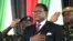 Malawi's newly elected President Lazarus Chakwera takes the oath of office in Lilongwe, Malawi, June 28, 2020. 