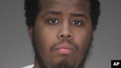 Mohamed Abdihamid Farah, one of several Minnesota men facing trial for allegedly plotting to join the Islamic State group, appears in an undated photo provided by the Washington County Sheriff's Office in Stillwater, Minn.
