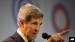 美国国务卿克里（资料照片）