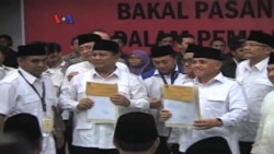Prabowo Subianto-Hatta Rajasa Resmi Daftar ke KPU