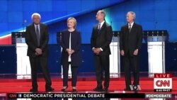 Clinton, Sanders Clash Over Syria, Gun Control in First Debate