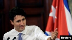 ​លោក Justin Trudeau នាយករដ្ឋមន្រ្តី​នៃ​​ប្រទេស​កាណាដា។