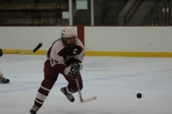 Chris Downer played hockey throughout New England and in Canada. (Photo: courtesy Chris Downer)