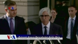 Sapa Dunia VOA: Putusan Kasus Pencabutan Kartu Pers di AS