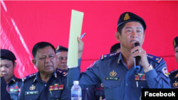 លោក​ គឹម រស្មី ​អតីត​មេបញ្ជាការ​កង​រាជ​អាវុធហត្ថ​ខេត្ត​រតនគិរី។ (រូបថតដកស្រង់ពីហ្វេសប៊ុក)