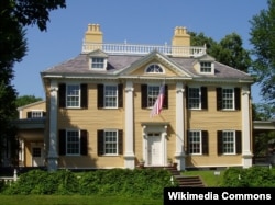 This colonial style home was originally built in 1759. Later owners added other design elements.