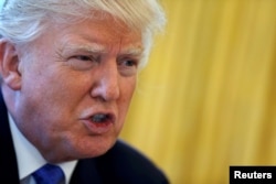 President Donald Trump is interviewed by Reuters in the Oval Office at the White House in Washington, Feb. 23, 2017.