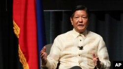 페르디난드 마르코스 주니어 필리핀 대통령이 4일 멜버른에서 동남아시아국가연합(ASEAN·아세안)-호주 특별정상회의 부대행사 도중 발언하고 있다. 