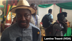 Harouna Kaboré, ministre burkinabè de l’Artisanat, à Ouagadougou, le 30 octobre 2018. (VOA/Lamine Traoré)