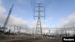 Fingrid'in Finlandiya ve Estonya arasında faaliyet gösteren EstLink 2 elektrik enterkonnektör istasyonu- 6 Mart 2014 (ARŞİV).