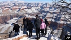 Taman nasional Grand Canyon di negara bagian Arizona.