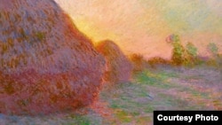 莫奈著名的《干草堆》