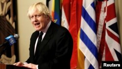 Menteri Luar Negeri Boris Johnson (foto: dok).