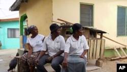 Liberian women at the Buduburam camp in Ghana (file photo)