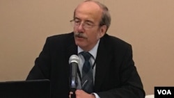 前《台湾公报》主编韦杰里(美国之音钟辰芳拍摄)