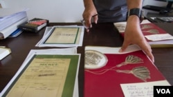 The archive has documents from the time Cambodia gained independence from France, in 1954, through the civil war, the rise of the Khmer Rouge, and its fall, in 1979. (NeouVannarin/VOA Khmer)