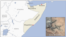 Map of Puntland region of Somalia
