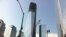 New towers under construction at the World Trade Center site in New York City (Photo: VOA / Sandra Lemaire)