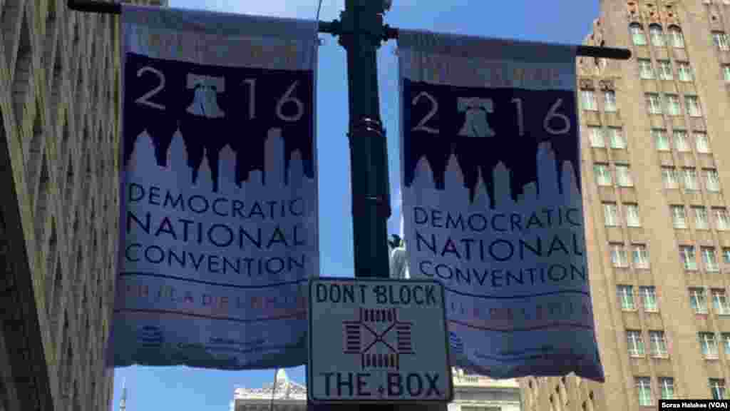 የዲሞክራቲክ ፓርቲ ጉባዔ ዝግጅት በፍላደልፍያ- ፔንስልቫንያ