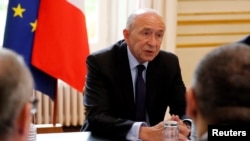 L'ex-ministre français de l'intérieur, Gerard Collomb à Paris, le 13 mai 2018.