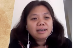 Peneliti sejarah 1965 yang juga doktor alumnus Universiteit Leiden, Grace Leksana. (Foto: VOA/Nurhadi Sucahyo)