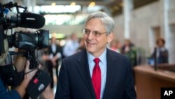 Merrick Garland, pilihan Barack Obama untuk menggantikan hakim agung Antonin Scalia.
