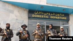 طالبان یک روز بعد از خروج نیروهای آمریکا. کابل