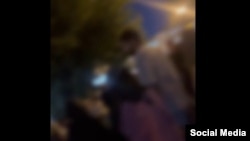 تصویر گرفته شده از یک ویدیوی اعتراضات در سبزوار