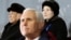 U.S. Vice President Mike Pence, North Korea's nominal head of state Kim Yong Nam, and North Korean leader Kim Jong Un's younger sister Kim Yo Jong attend the Winter Olympics opening ceremony in Pyeongchang, South Korea February 9, 2018.